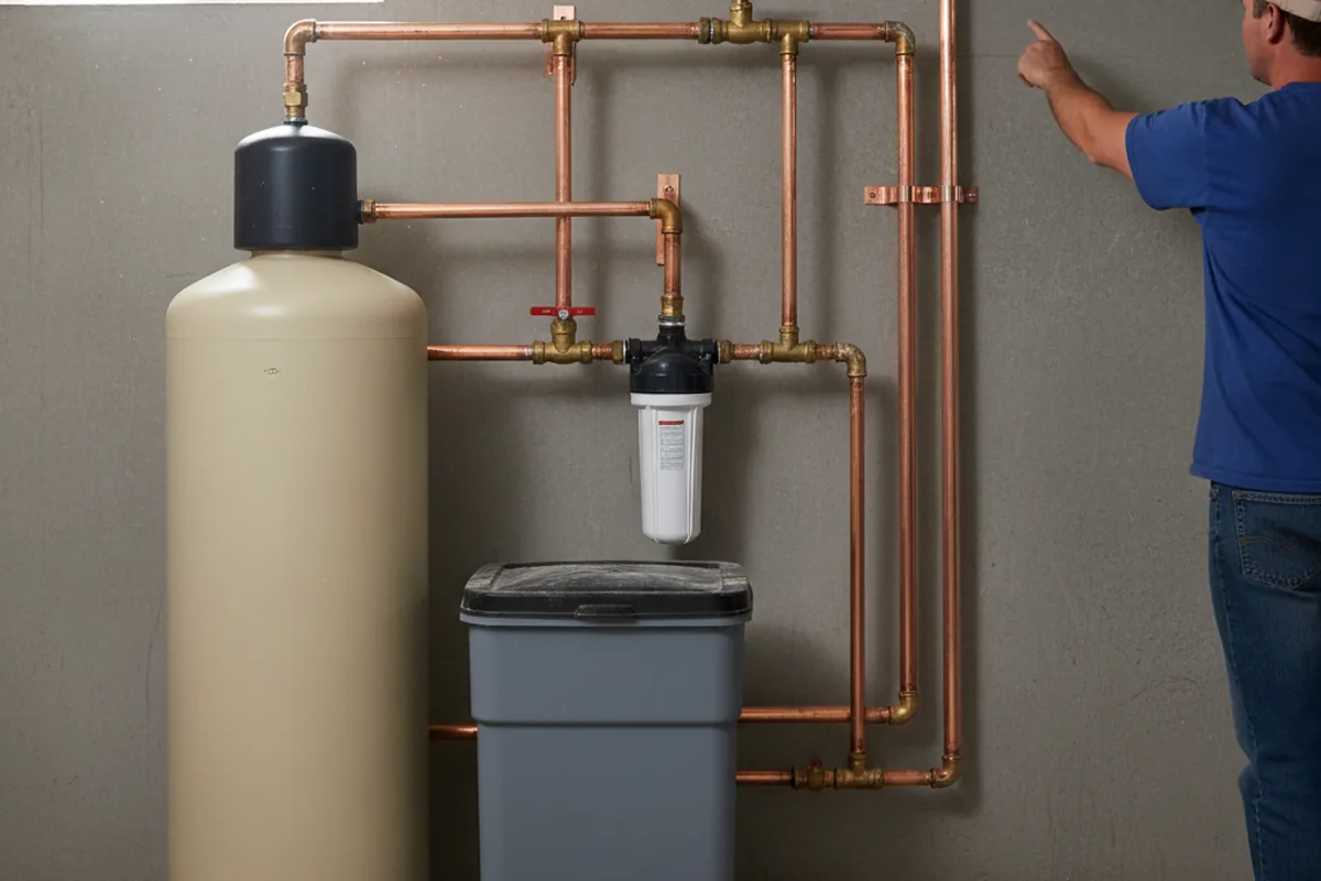 Whole-house water treatment system installed in Shedd